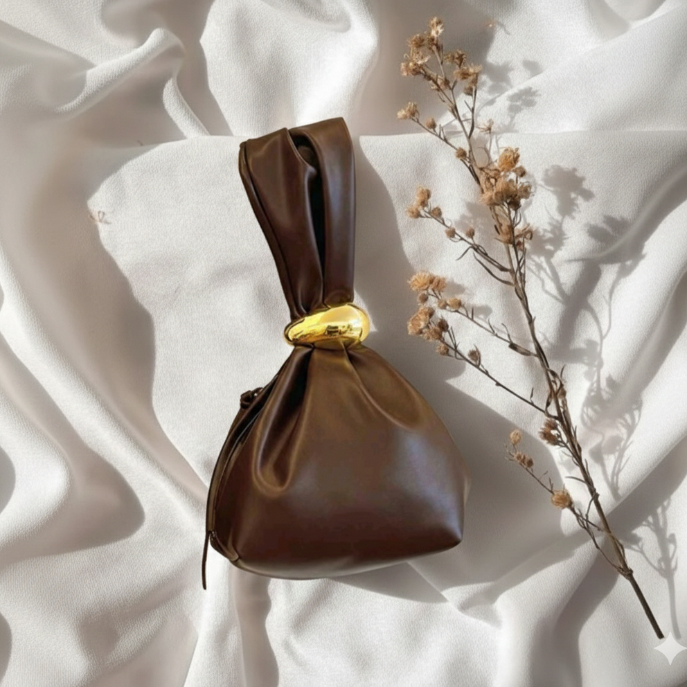 MILK CHOCOLATE TOP HANDLE BAG