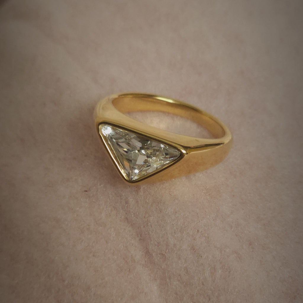 Trillion Cut Ring