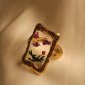 Eternal Flower Ring Rectangle