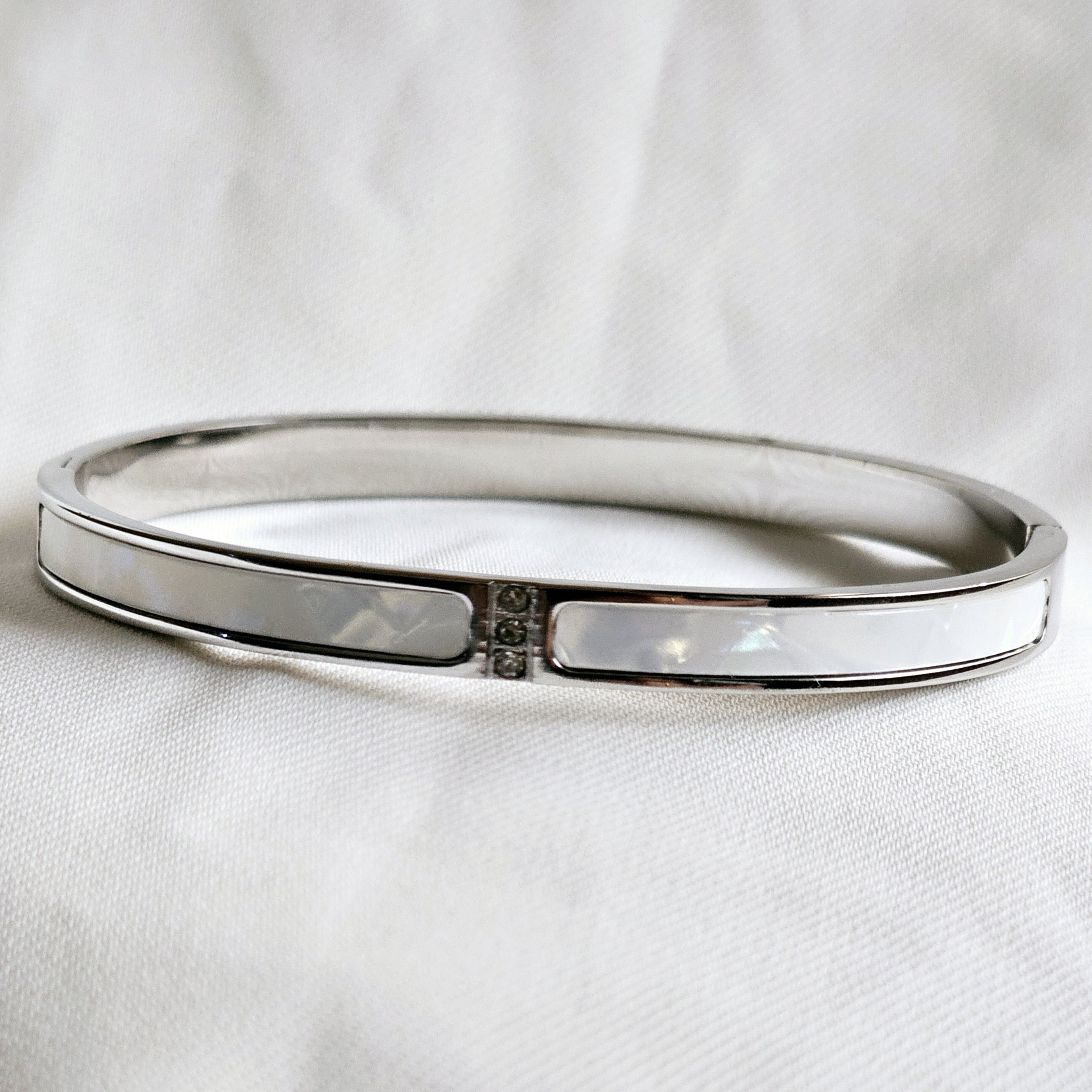 3Stone Bangle Bracelet