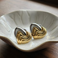 Dual-Tone Luv Earring