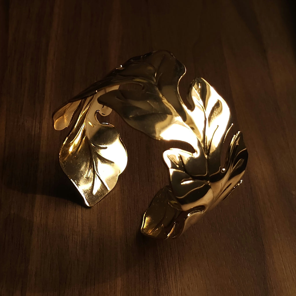 Leaf Cuff Bangle