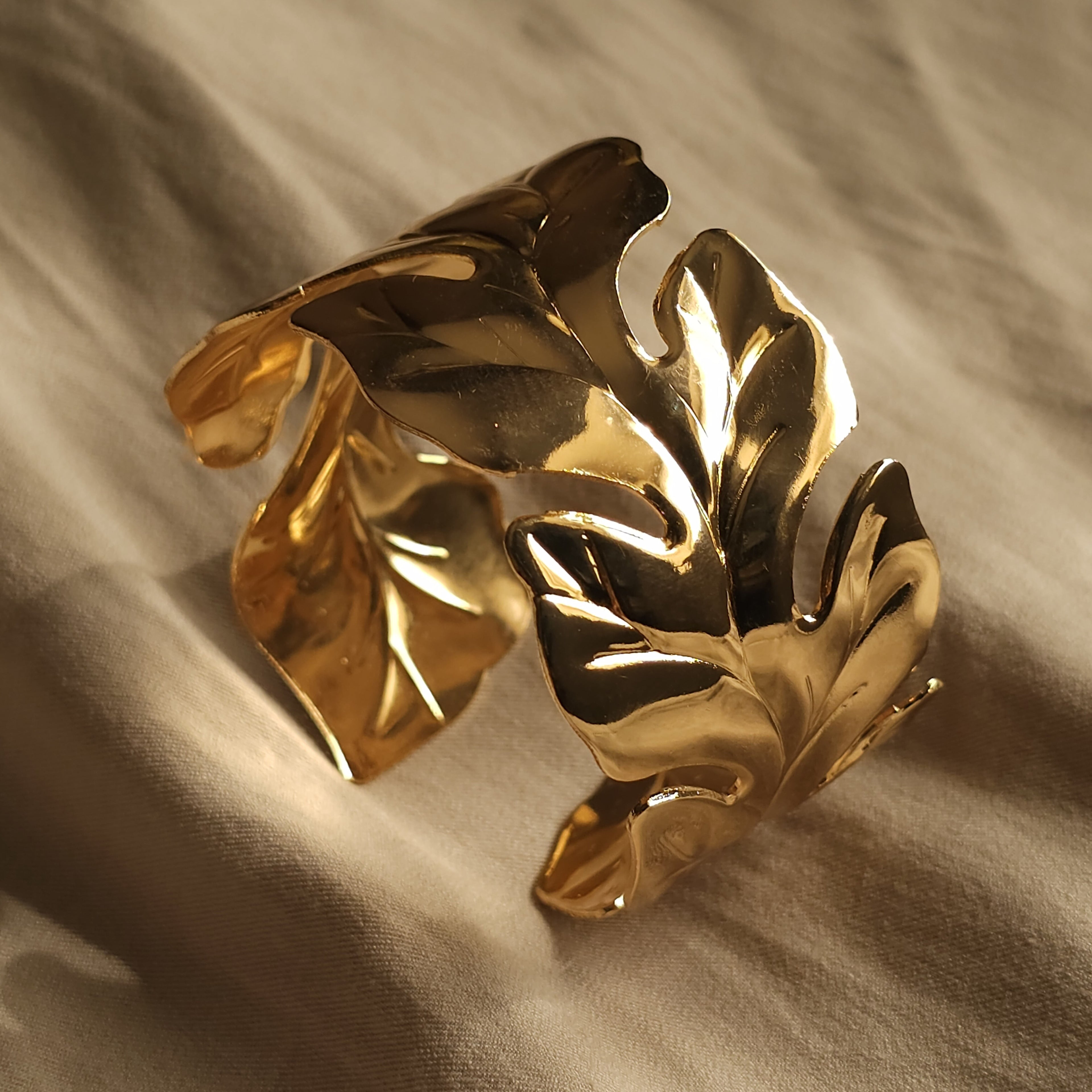 Leaf Cuff Bangle