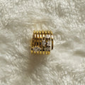 Cubic Zirconia Spiral Ring