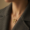 Bow Pendant Necklace