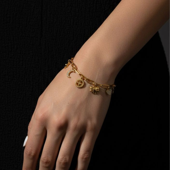Moon Charm Bracelet