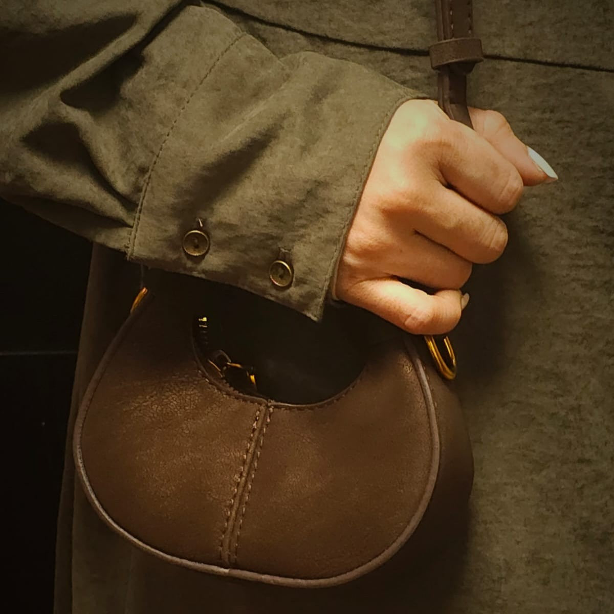 Crescent Mini Hobo Bag