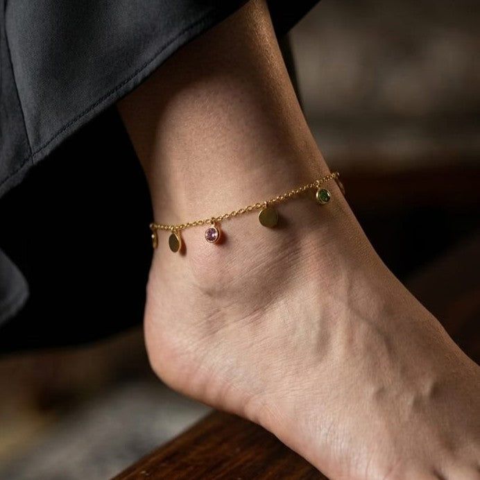 Round Charm Anklet
