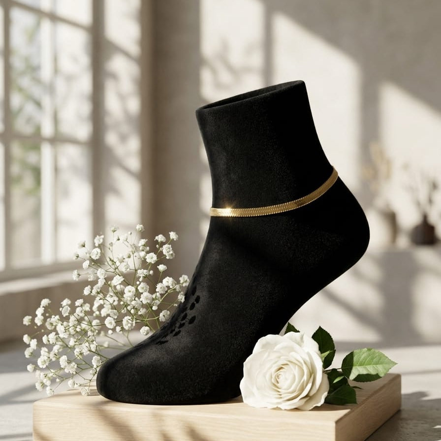 Snake Chain Anklet (Pair)