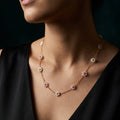 Pink & White Floral Necklace