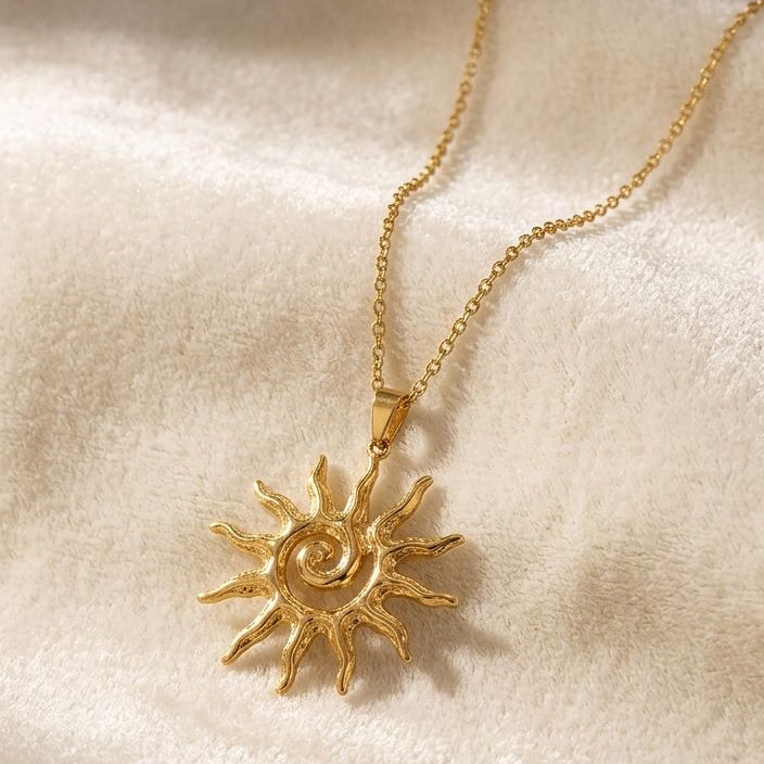 Sun Pendant Necklace