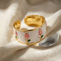 Tulip Cuff Bangle